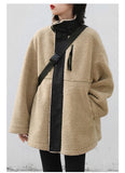 CHIC VEN Women Jacket Coat Thicken Warm Casual Lamb Faux Fur Woman Overcoat Loose Outerwear Female Tops Lady Autumn Winter 2025