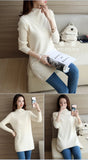 Spring Autumn Winter New Turtleneck Sweater Women's Jumper Medium Long Wool Knit Top Pullover Bottoming Sweaters Pulls Femmes