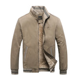 2025 Autumn Men Jackets 100% Cotton Chaqueta Casual Solid Fashion Vintage Warm Vestes Coats High Quality M-5XL Winter Jacket Men