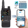 H3 Walkie Talkie Phone APP Wireless Programming HAM Air Band Long Range Radio USB Type-C Cable Programming &Charge