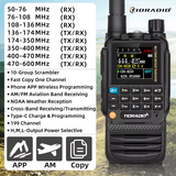 H3 Walkie Talkie Phone APP Wireless Programming HAM Air Band Long Range Radio USB Type-C Cable Programming &Charge