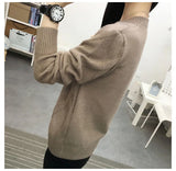 Fdfklak 2026 New Spring Autumn Sweater Women's Winter Pullover Loose Wool Bottoming Thick Sweaters Outer Wear Pull Femme S-3XL