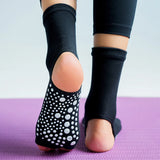 Hot Two Toe Yoga Socks Silicone Non Slip Quick-Dry Pilates Sock Foot Heel Cotton Ventilation Ballet Dance Sock for Women Fitnes
