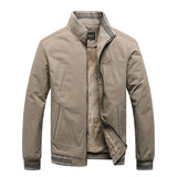 2025 Autumn Men Jackets 100% Cotton Chaqueta Casual Solid Fashion Vintage Warm Vestes Coats High Quality M-5XL Winter Jacket Men