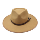 2024 Fashion Women Winter Wool Fedora Hat Men Simple Wide Brim Vintage Felt Jazz Hats New Top Trilby Cap