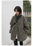 CHIC VEN Women Jacket Coat Thicken Warm Casual Lamb Faux Fur Woman Overcoat Loose Outerwear Female Tops Lady Autumn Winter 2025