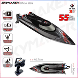Wltoys WL916 High Speed RC Boat 55Km/H Remote Control Boats 2.4Ghz Capsize Low Battery Alarm RC Boat Toy Gift for Kids Adults