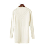Spring Autumn Winter New Turtleneck Sweater Women's Jumper Medium Long Wool Knit Top Pullover Bottoming Sweaters Pulls Femmes