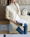 Spring Autumn Winter New Turtleneck Sweater Women's Jumper Medium Long Wool Knit Top Pullover Bottoming Sweaters Pulls Femmes