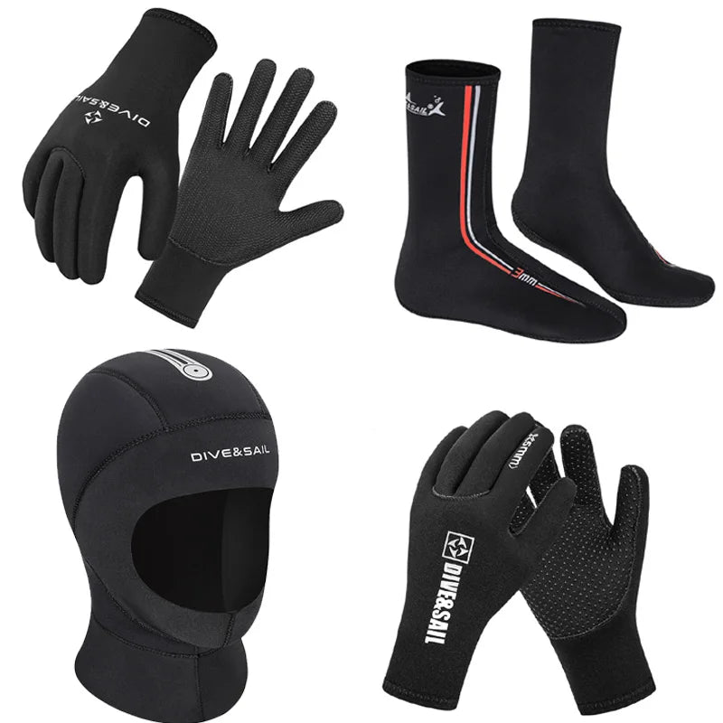 Diving Socks 3mm Neoprene Beach Water Socks-Anti Slip for Snorkel Diving Swim Youth Men Women Wet Hood Gloves