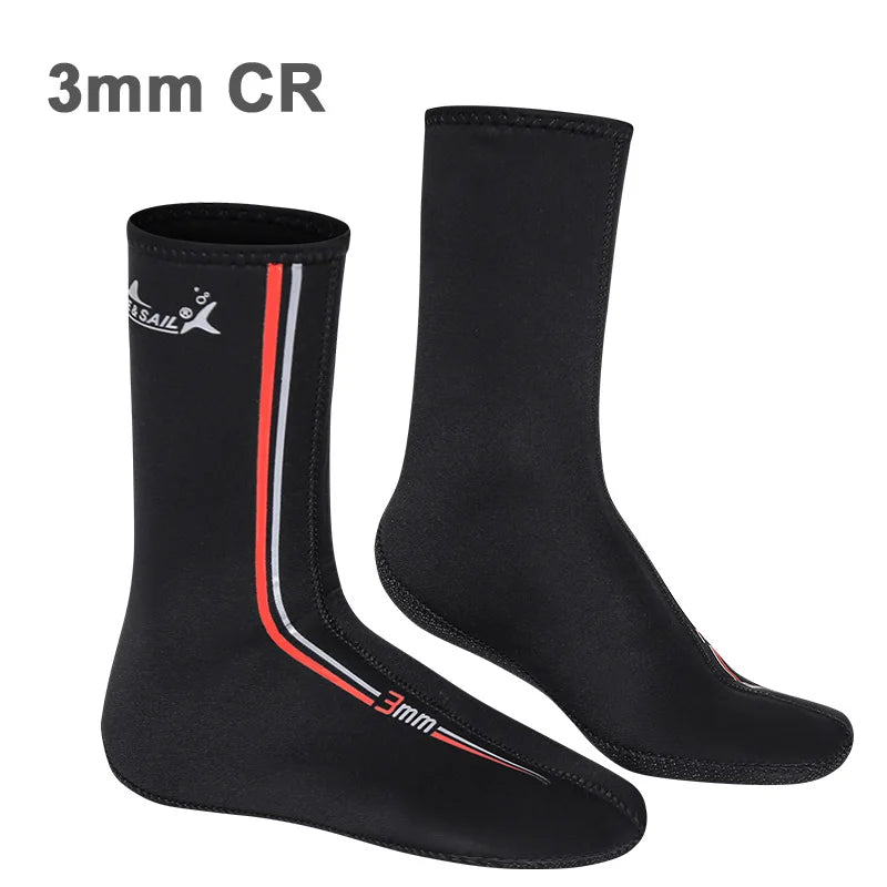 Diving Socks 3mm Neoprene Beach Water Socks-Anti Slip for Snorkel Diving Swim Youth Men Women Wet Hood Gloves