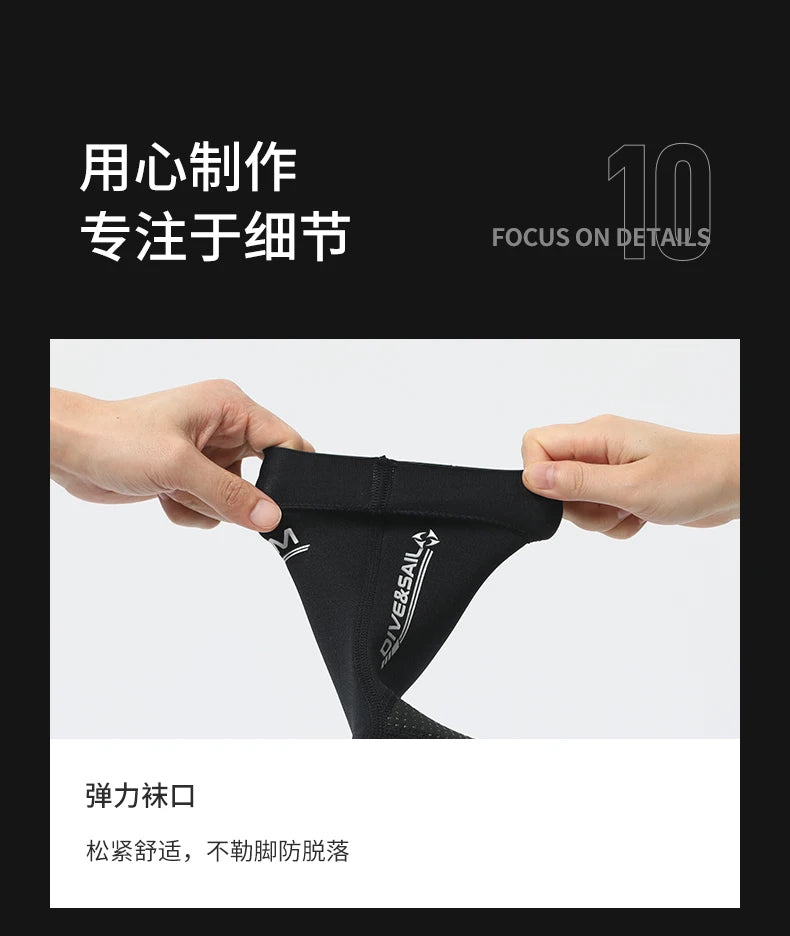 Diving Socks 3mm Neoprene Beach Water Socks-Anti Slip for Snorkel Diving Swim Youth Men Women Wet Hood Gloves