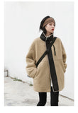 CHIC VEN Women Jacket Coat Thicken Warm Casual Lamb Faux Fur Woman Overcoat Loose Outerwear Female Tops Lady Autumn Winter 2025