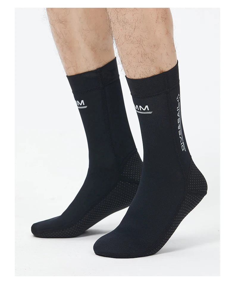 Diving Socks 3mm Neoprene Beach Water Socks-Anti Slip for Snorkel Diving Swim Youth Men Women Wet Hood Gloves