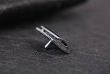 "The FLIPSIDE by YAQI" A Dual Comb Dual Aggression Level Mens Razor Head In Chrome