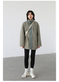 CHIC VEN Women Jacket Coat Thicken Warm Casual Lamb Faux Fur Woman Overcoat Loose Outerwear Female Tops Lady Autumn Winter 2025