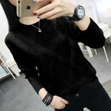 Fdfklak 2026 New Spring Autumn Sweater Women's Winter Pullover Loose Wool Bottoming Thick Sweaters Outer Wear Pull Femme S-3XL