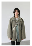 CHIC VEN Women Jacket Coat Thicken Warm Casual Lamb Faux Fur Woman Overcoat Loose Outerwear Female Tops Lady Autumn Winter 2025