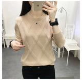 Fdfklak 2026 New Spring Autumn Sweater Women's Winter Pullover Loose Wool Bottoming Thick Sweaters Outer Wear Pull Femme S-3XL