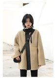 CHIC VEN Women Jacket Coat Thicken Warm Casual Lamb Faux Fur Woman Overcoat Loose Outerwear Female Tops Lady Autumn Winter 2025