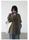 CHIC VEN Women Jacket Coat Thicken Warm Casual Lamb Faux Fur Woman Overcoat Loose Outerwear Female Tops Lady Autumn Winter 2025