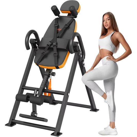 Inversion Table 300Lbs Capacity Heavy Duty Inversion Table Decompression Back Stretcher Machine Strength Training Equipme