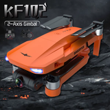 KF102 4K GPS Drone Dual HD Camera 2-Axis Gimbal WIFI FPV Foldable Quadcopter Aerial Photography Perfect Gift for Enthusiasts