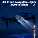E88 Carbon Fiber Foldable Drone, Equipped with Dual High-Definition Cameras, 360 ° Rolling, One Click Takeoff/Landing