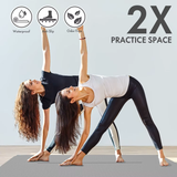 Large 6'X4' Yoga Mat, Extra Wide & Thick, Non-Slip TPE Material for Home Workouts, Pilates, Gym