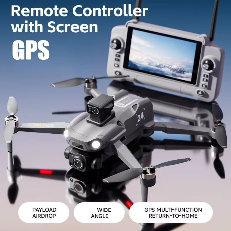 M24 8K GPS Intelligent Drone Large Touchscreen 5G Video Transmission Smart Obstacle Avoidance Return Home&Gift Delivery Gift Box