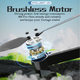 M8 PRO Brushless Motor Drone with 2 Battrs, Intelligent Obstacle Avoidance, Optical Flow, 360-Degree Rolling, HD Camera