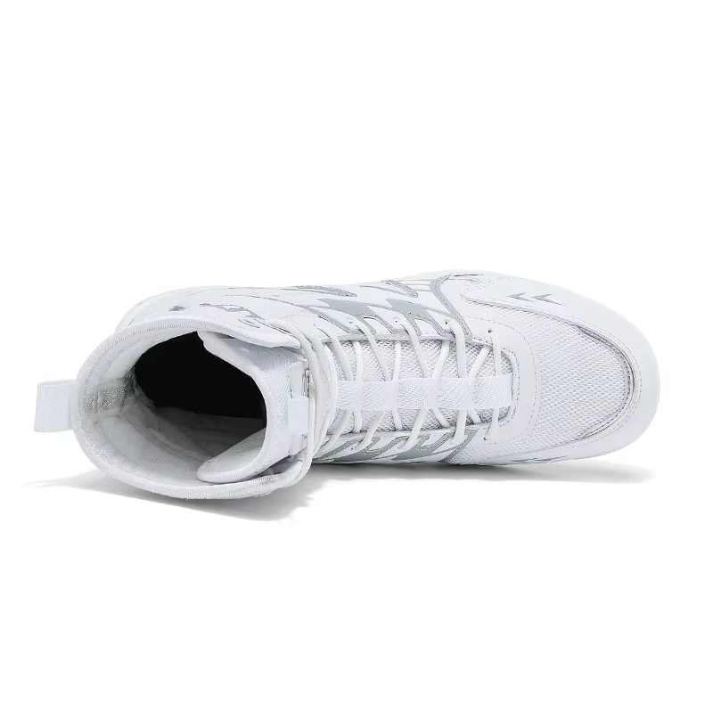 Men'S Lightweight Wrestling Shoes, Breathable Mesh Boxing Sports Shoes, Indoor Training Boxing Shoes