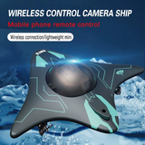 Mini WIFI Remote Control Boat 6CH Real Time Transmission Underwater Camera Boats Swimming RC Steamboat Toys for Children'S Gift