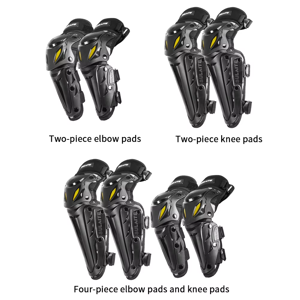 Motocross Knee Pads Breathable Elbow Knee Combo Protector Four Seasons Motocross Racing Protective Gear for MTB Riding Off-Road