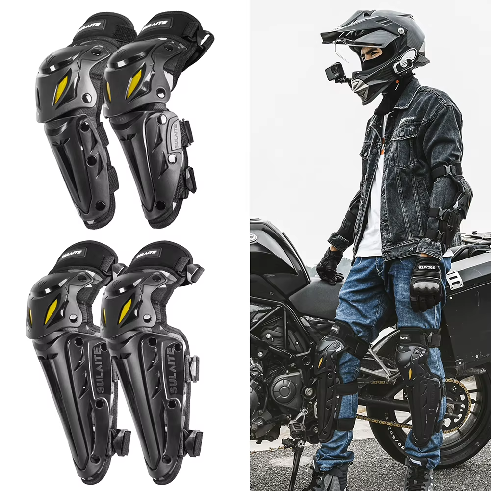 Motocross Knee Pads Breathable Elbow Knee Combo Protector Four Seasons Motocross Racing Protective Gear for MTB Riding Off-Road