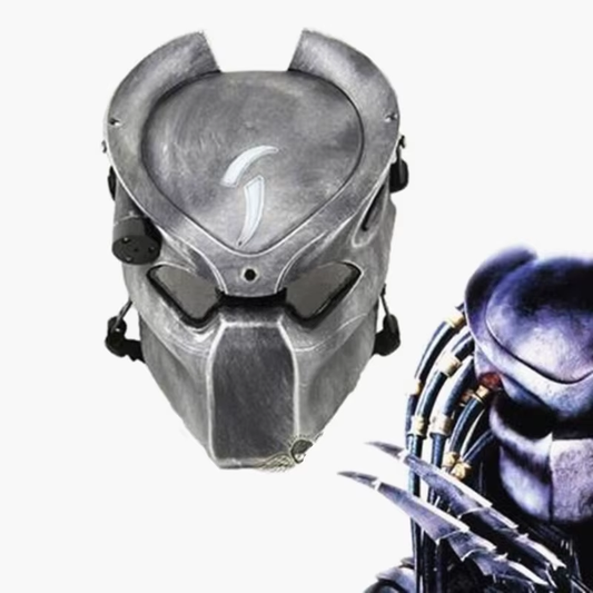 NECA Predator-Ultimate P1 Jungle Hunter Mask, Jungle Demon Alien Vs Predator, Lonely Wolf Mask with Lamp Helmet