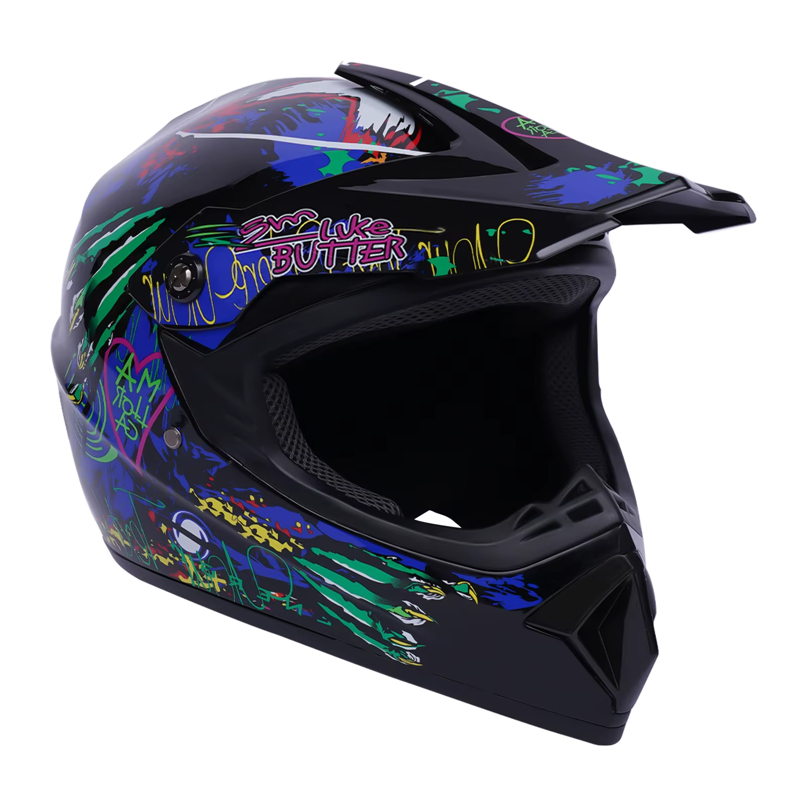 NEW Motorcycle Helmet with Gloves, Motorcycle Helmet Set, Motocross Helmet Kit