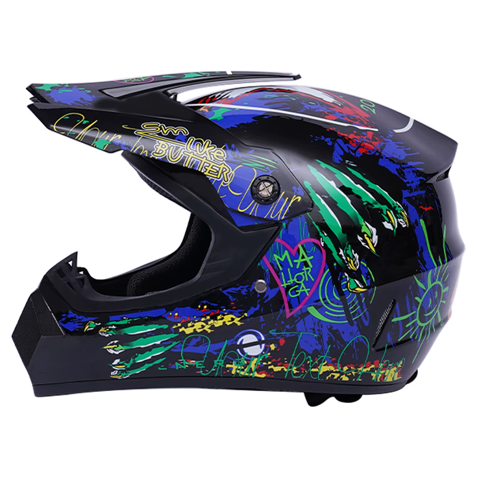 NEW Motorcycle Helmet with Gloves, Motorcycle Helmet Set, Motocross Helmet Kit