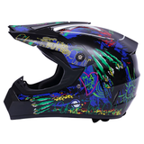 NEW Motorcycle Helmet with Gloves, Motorcycle Helmet Set, Motocross Helmet Kit