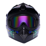 NEW Motorcycle Helmet with Gloves, Motorcycle Helmet Set, Motocross Helmet Kit