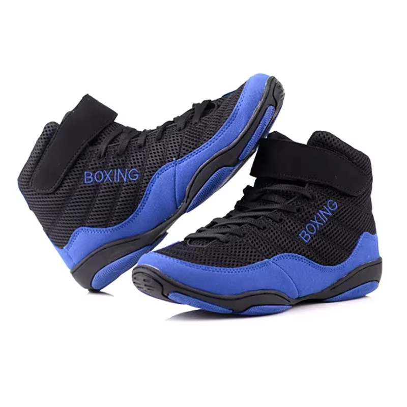 New Men'S Boxing Shoes Professional Tennis Lightweight Adult Comfortable Classic Women'S Fighting Shoes anti Slip Boxing Boots