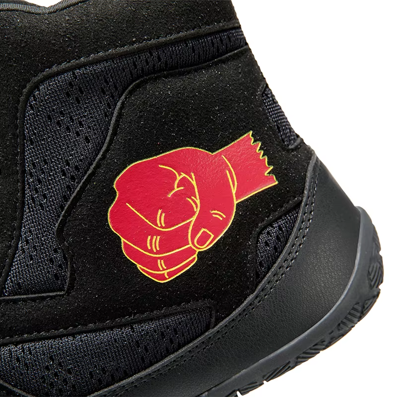 New Men'S and Women'S Boxing Shoes with a Mid Top anti Slip and Stable Design, Breathable Couple Wrestling Shoes, Lightweight Fi