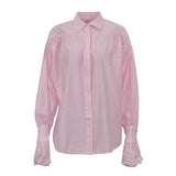 Office Lady Elegant White Casual Loose Blouses Fashion New Long Sleeve Women Shirt Turndown Collar Tops