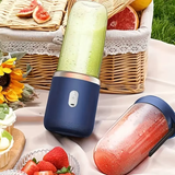 Portable USB Rechargeable Blender for Shakes and Smoothies, Personal Mini Blender, Fruit and Veggie Juicer Cup, 400Ml