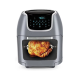 Power Vortex XL Digital 10 Quart Air Fryer Pro with 7 Cooking Options for Healthy Home Cooking Sleek Slate Gray Design Ideal Fo