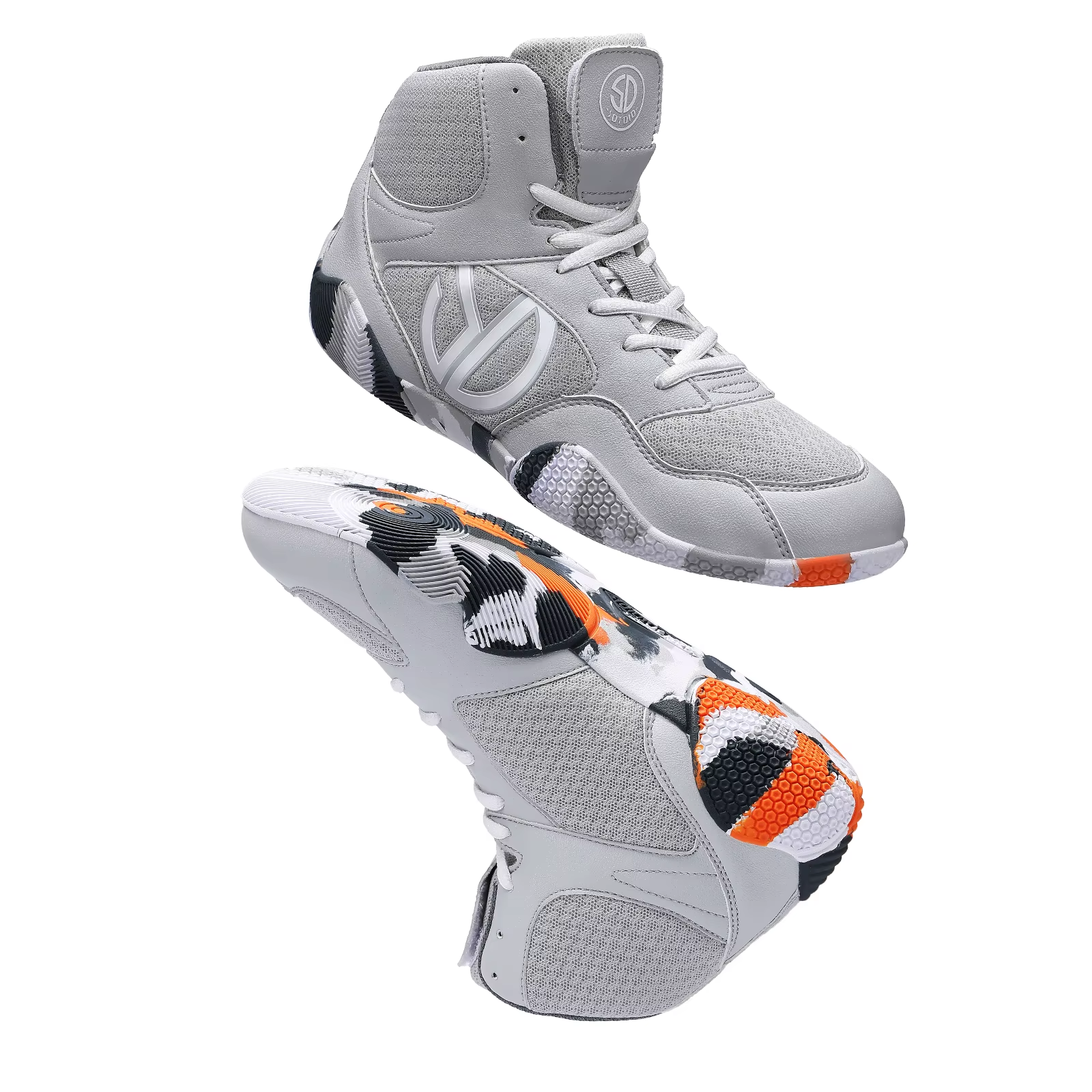 Professional Wrestling Boots Men'S Lightweight Fighting Boxing Shoes High Quality Mesh Breathable Boxing Sneakers Big Size 40-50