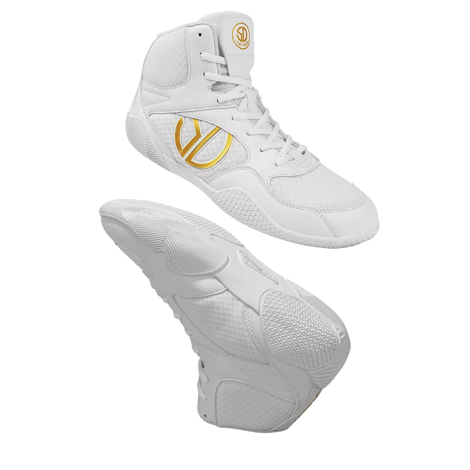 Professional Wrestling Boots Men'S Lightweight Fighting Boxing Shoes High Quality Mesh Breathable Boxing Sneakers Big Size 40-50