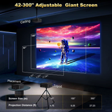 Projector 4K Auto Focus Voice Control Home Theater Video Android Full Hd Smart Projector with Netflix & Google TV Projector
