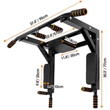 Pull up Bar Wall Mounted Chin up Bar Wall Mount Multifunctional Dip Station for Indoor Home Gym Workoutpower Towe