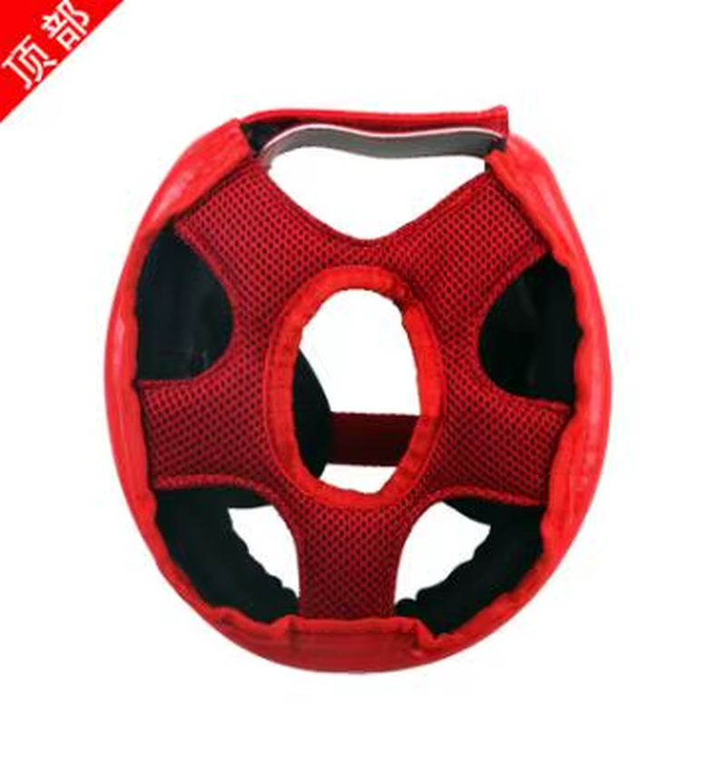 Red Black MMA Helmet Adult Male Female Fighting Muay Thai Kick Boxing Training Helmet Safety Headgear Sanda Safety Protector